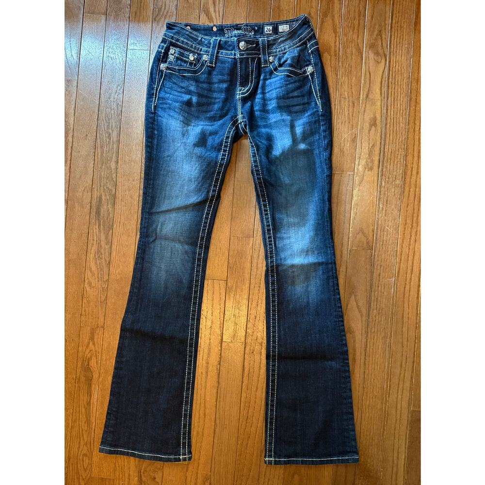 Miss Me Jeans Women's signature boot size 26